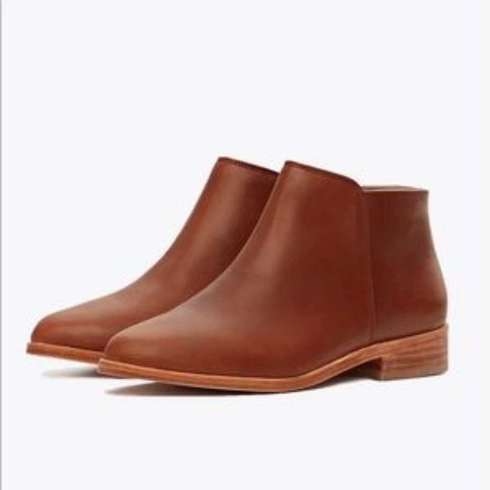 Nisolo Lana Ankle Boot in Brandy Size 8